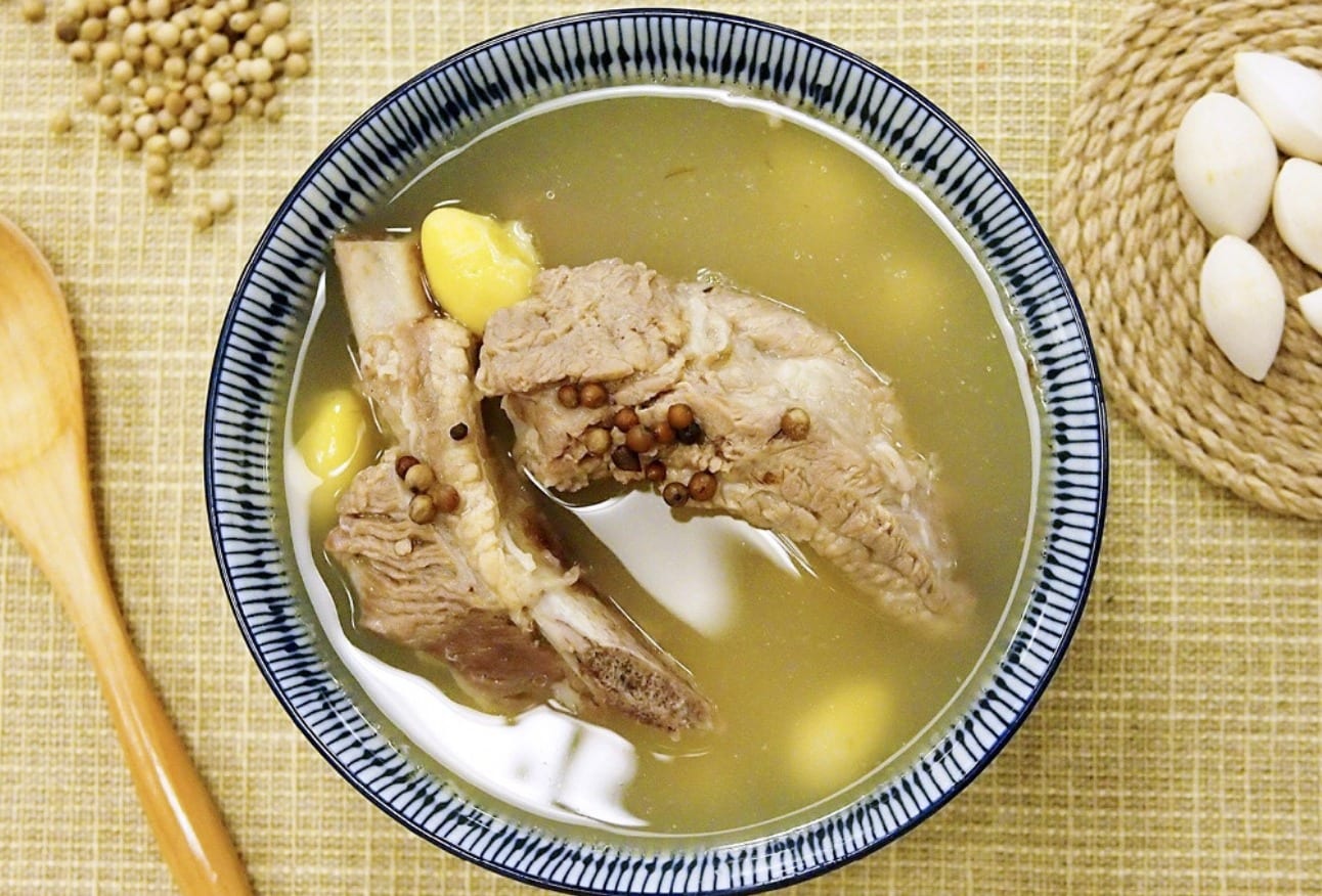 【每日一湯】煲湯教學 – [胡椒白果排骨湯]