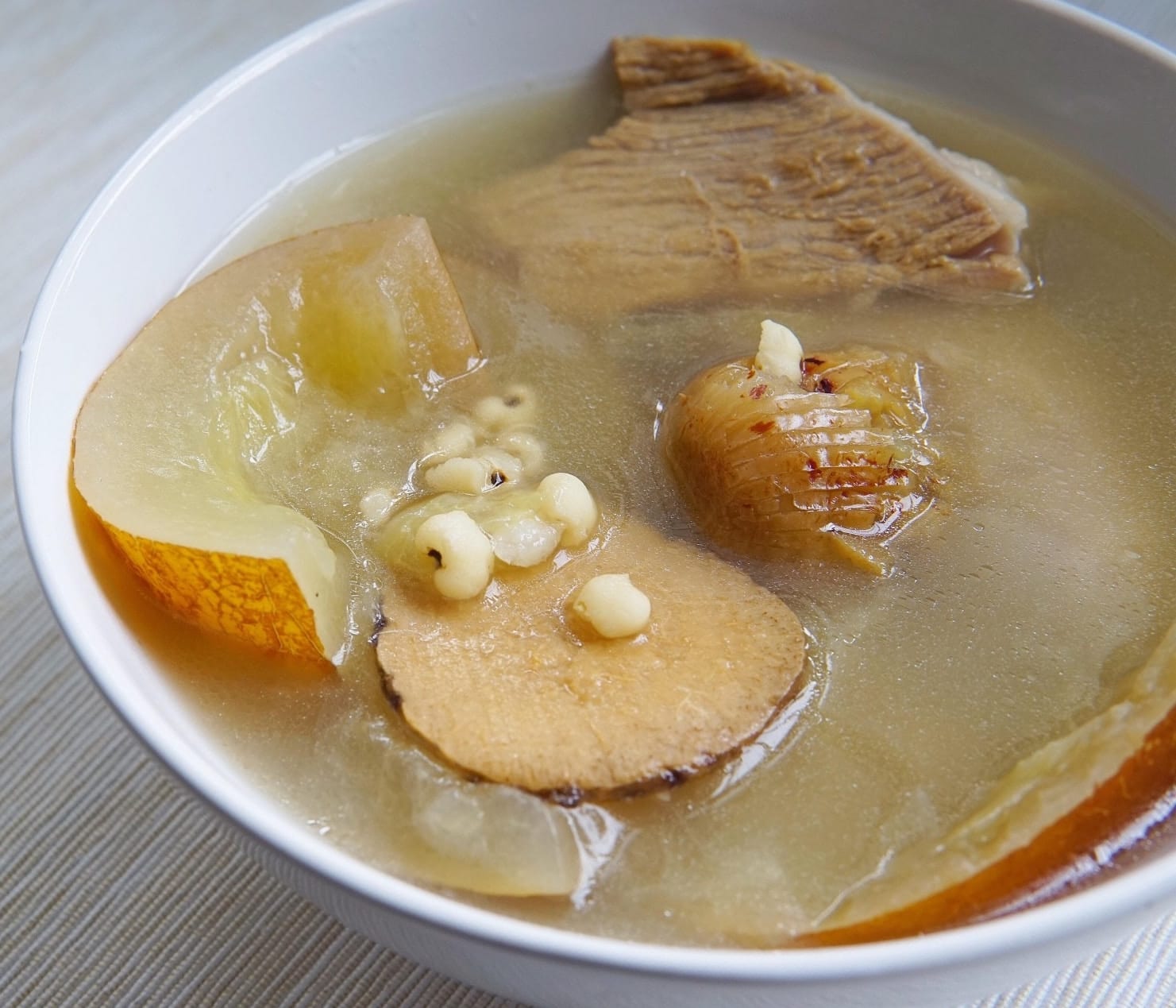 【每日一湯】春天湯水 – [老黃瓜薏米豬𦟌湯]