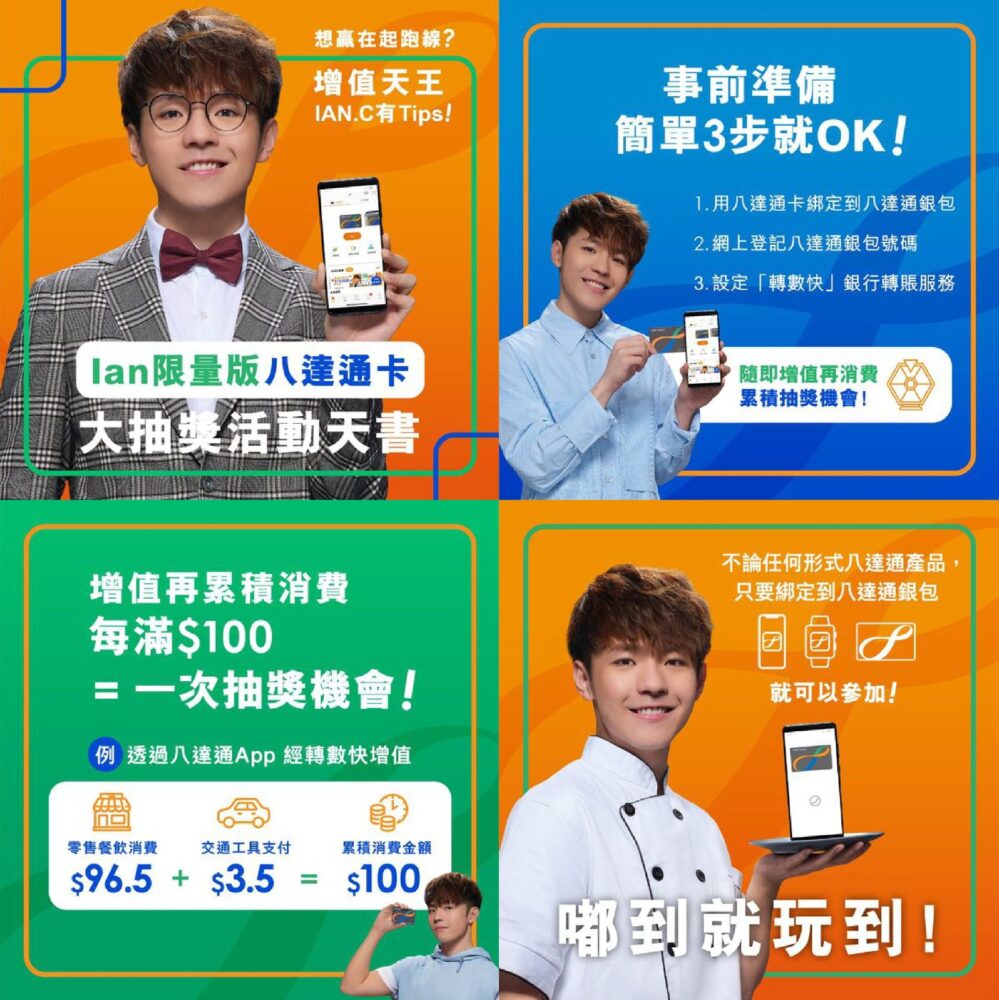 【Ian限量版八達通卡大抽獎】