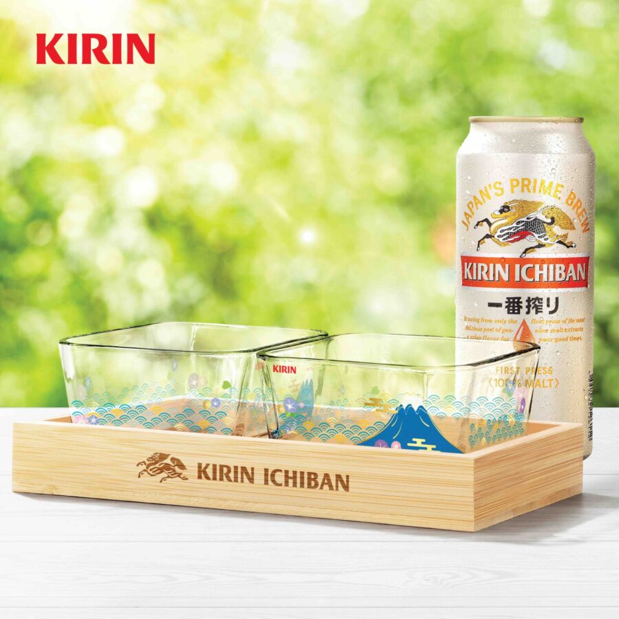 【麒麟一番搾 · 和風小食碟連竹盤換購】 於日本富士山下細味夏日相聚時光 感受漫步牽牛花庭園的悠閒腳步